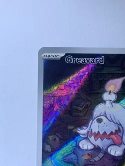 (Pre-Owned) Pokemon Greavard Illustration Rare Card 214/198 Scarlet & Violet - Image 4