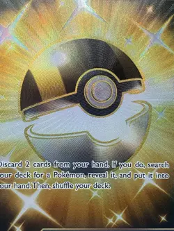 (Pre-Owned) NM Ultra Ball Gold Secret Rare Card 161/149 Sun and Moon Base Set - Image 3