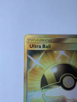 (Pre-Owned) NM Ultra Ball Gold Secret Rare Card 161/149 Sun and Moon Base Set - Image 4