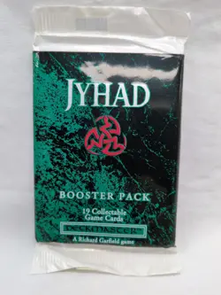Jyhad Booster Pack 19 Collectible Game Cards Deckmaster Richard Garfield Game - Image 1