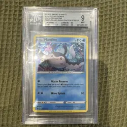 Pokemon Cards - BGS 9 Mantine SWSH026 - Blister Pack Promo - GEM MT - Image 1