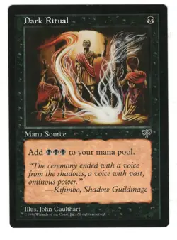 MTG Dark Ritual Mirage Magic The Gathering TCG - Image 1