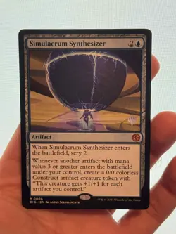 1X Simulacrum Synthesizer MINT Promo Pack MTG Magic BIG OTJ Big Score EDH CEDH - Image 1