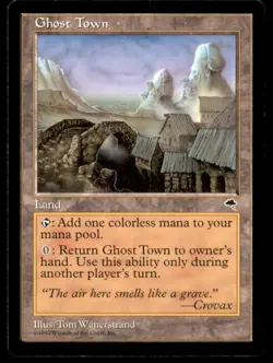 Ghost Town LP Light Play Tempest MTG [6765] - Image 1