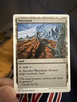 MTG Wasteland (White Border) Mystery Booster 2 NM - Image 1