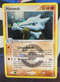 Pokemon Marowak 7/112 FireRed & LeafGreen Reverse Holo Rare (SH) - Image 1