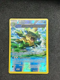 DMG Ludicolo - 37/160 - Rare - Reverse Holo Pokemon Primal Clash - Image 1