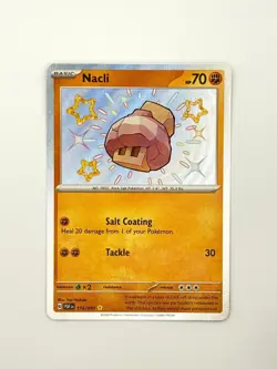 Nacli Shiny Rare 176/091 Pokemon Card 2024 Paldean Fates - Image 1