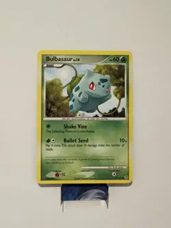 Pokemon TCG Bulbasaur Secret Wonders 77/132 Regular LP - Image 1