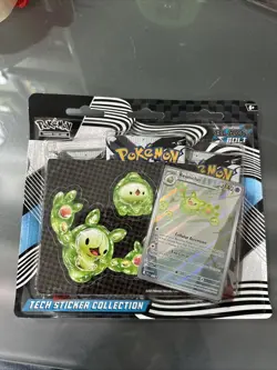 Pokemon TCG S&V Black Bolt Tech Sticker Collection 3-Pack Blister - Reuniclus - Image 1