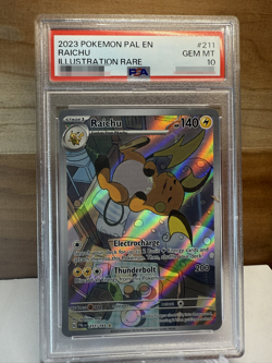 2023 Pokemon Paldea Evolved: #211 Raichu - Special Illustration - PSA 10 - Image 1