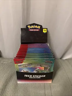 Pokemon Prismatic Evolutions 3 Booster Pack Blister-Tech Sticker Collection x12 - Image 1