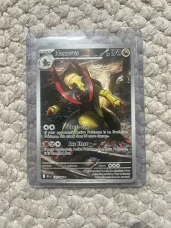 Pokemon Haxorus 147/086 Black Bolt illustration Rare Near Mint NM - Image 1