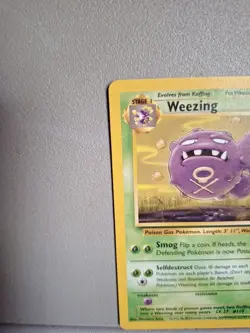 Pokemon TCG Weezing Fossil 45/62 Regular Unlimited Uncommon - Image 2