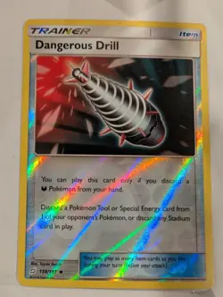 Dangerous Drill 138/181 - SM-Team Up Pokemon Reverse Holo Foil Nice! - Image 1