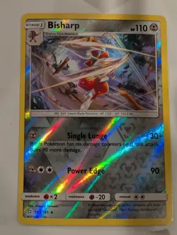 Bisharp 105/181 - SM-Team Up Pokemon Reverse Holo Foil Nice! - Image 1