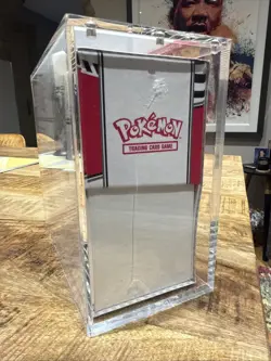 Pokemon Scarlet & Violet White Flare Pokemon Center ETB in Acrylic Case! - Image 3