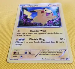 2015 Pokemon Pikachu (Collector Chest) XY89 Holo Swirl - Image 2