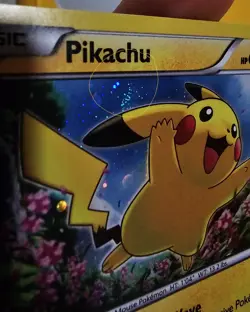 2015 Pokemon Pikachu (Collector Chest) XY89 Holo Swirl - Image 5