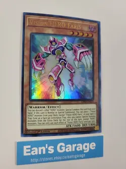 YuGiOh! Vision HERO Faris 1st Edition GFP2-EN059 Ultra Rare foil - MN - Image 2
