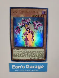 YuGiOh! Vision HERO Faris 1st Edition GFP2-EN059 Ultra Rare foil - MN - Image 4