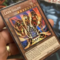 Yugioh! LP Lava Golem - SBC2-END09 - Prismatic Secret Rare - 1st Edition Lightly - Image 3