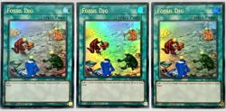 3 x BROL-EN089 Fossil Dig - Ultra Rare 1st Edition Lightly Played/Near Mint - Image 1