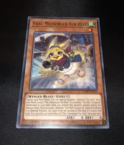 Filo, Messenger Fur Hire - DANE-EN015 - 1st Edition - Rare - Yugioh - Image 1