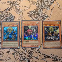 Theinen, Andro, Teleia, Sphinx Set EP1-EN001/2/3 Ultra Rare Yugioh mp - Image 1