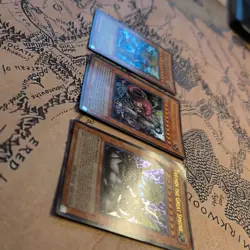 Theinen, Andro, Teleia, Sphinx Set EP1-EN001/2/3 Ultra Rare Yugioh mp - Image 2