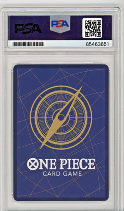 PSA Signed Colleen Clinkenbeard One Piece CCG Monkey.D.Luffy OP07-033 UC Regular - Image 2