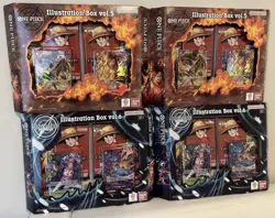 One Piece Illustration Box Vol. 5 & 6 *LOT OF 4* NEW SEALED IN HAND - Image 1