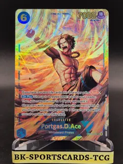 One Piece Carrying On His Will: Portagas.D.Ace OP13-119 SEC Secret Rare English - Image 1