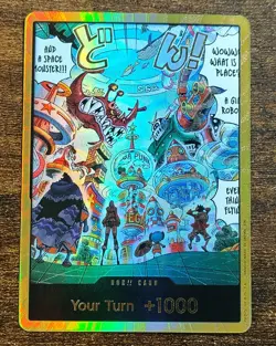 One Piece Egghead Gold DON!! OP14 The Azure Sea's Seven In Hand Near Mint - Image 1