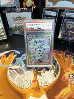 Glaceon ex 206/187 Sv8a: Terastal Fest Ex Holo (Japanese) PSA10 pokemon card - Image 1