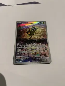 Pokemon TCG Teal Mask Ogerpon SVP Promo Holo Card SVP123 - Image 1