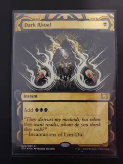 MTG Dark Ritual Foil Etched Strixhaven: Mystical Archives Foil Card NM - Image 1