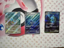 151 Squirtle Wartortle Blastoise Set 170 171 202 Korean Pokemon Card - Image 1