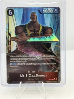 OP14-090 Mr.1 Daz.Bones Alt Art One Piece Card Game TCG - Image 1
