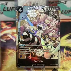 One Piece CCG Perona Alternate Art Foil Card OP06-093 Wings of the Captain - Image 2