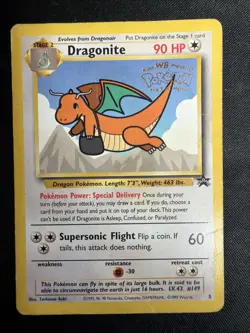 Pokemon Card Dragonite Promo 05/53 WOTC Movie Regular Card - Image 1