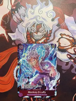 ONE PIECE CARD GAME MONKEY.D.LUFFY P-041 BANDAI CARD GAMES FEST 23-24 WORLD TOUR - Image 1