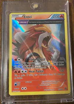 Pokemon Card Entei (15) 15/98 Holo Rare XY -Ancient Origins NM HOLO 2015 - Image 1