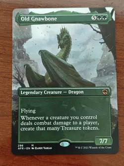 Old Gnawbone (Borderless) - MTG Adventures in the Forgotten Realms #296 NM - Image 1