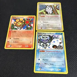 Sunny Castform 26/101 Snow-Cloud 25/101 30/101 EX Hidden Legends Pokemon Card 3 - Image 1