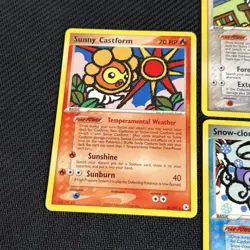 Sunny Castform 26/101 Snow-Cloud 25/101 30/101 EX Hidden Legends Pokemon Card 3 - Image 2