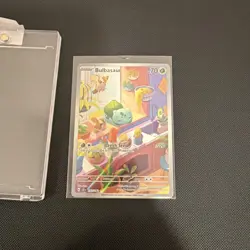 Pokemon TCG Bulbasaur Stellar Crown Illustration Card 143/142 - Image 3