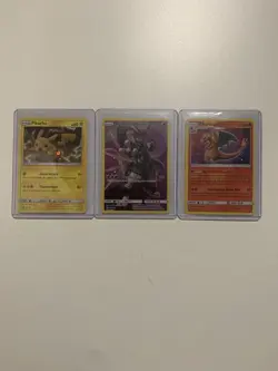 Pokemon TCG 2019 Armored Mewtwo SM228, Charizard & Pikachu Black Star Promo Card - Image 1