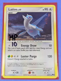 Latios - 4/17 - Holo POP Series 7 Promos - Pokemon Card - MP - Image 3
