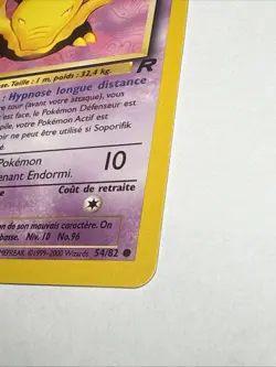 Pokemon Card - Drowzee Soporifik Team Rocket French 54/82 1st Edition - Image 4